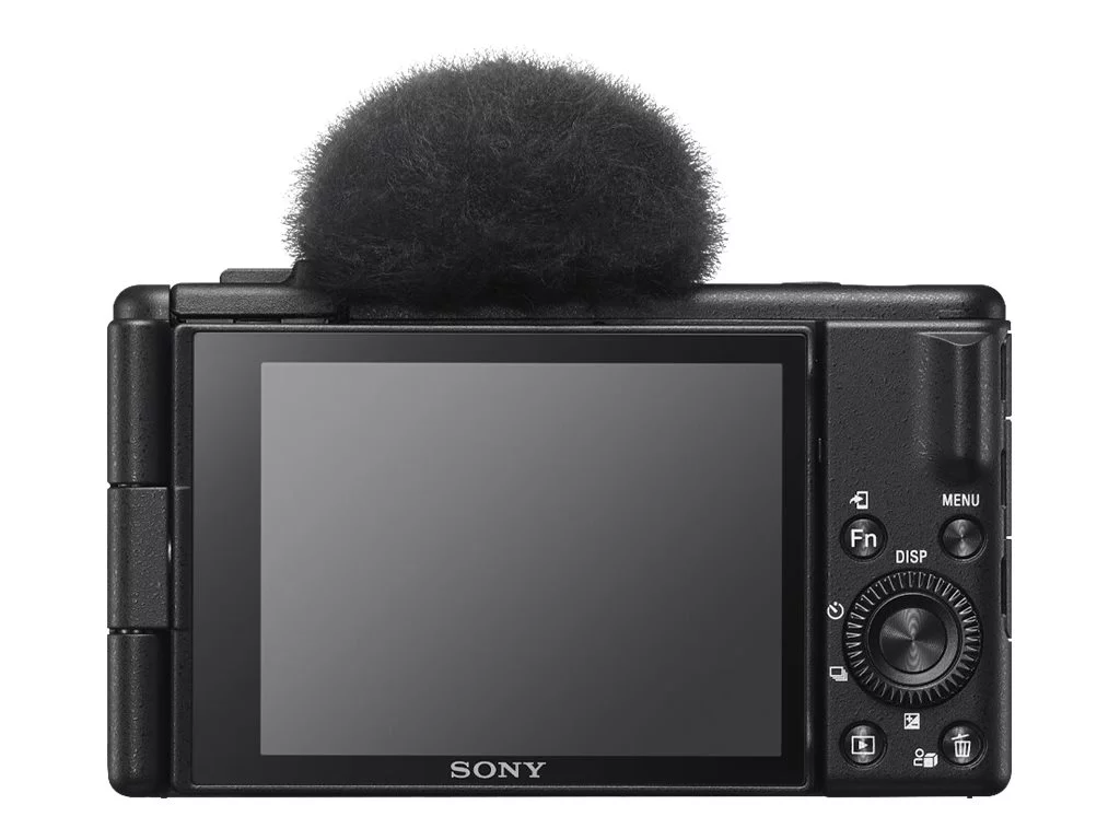 Sony ZV-1F - Digital camera - compact - 20.1 MP - 4K / 30 fps - ZEISS - Wi-Fi, Bluetooth - black