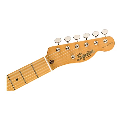 Squier Classic Vibe 70s Thinline Telecaster Electric Guitar, with 2-Year Warranty, Natural, Maple Fingerboard