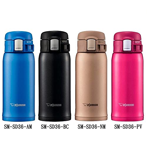 Zojirushi SM-SA60BA Stainless Steel Vacuum Insulated Mug, 1 Count (Pack of 1), Black, 20 oz.