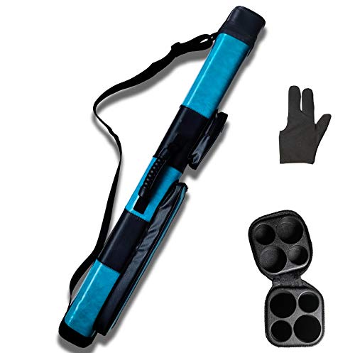 2x2 Hard cue case Square Pool Cue Billiard Stick Carrying Case