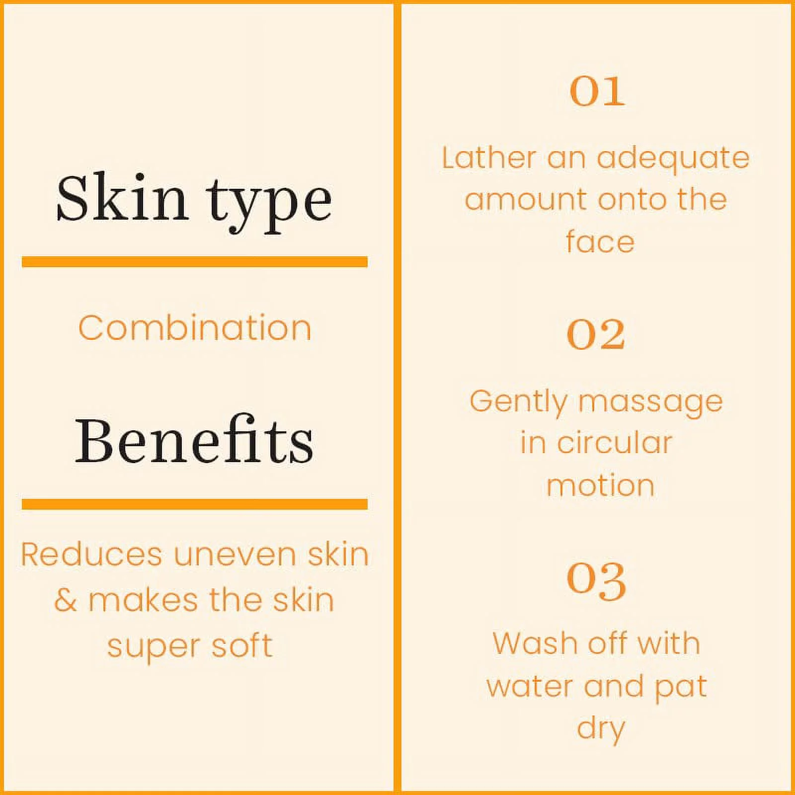 O3+ Vitamin C Face Wash Glow For Daily Brightening & Gentle Cleansing 60G