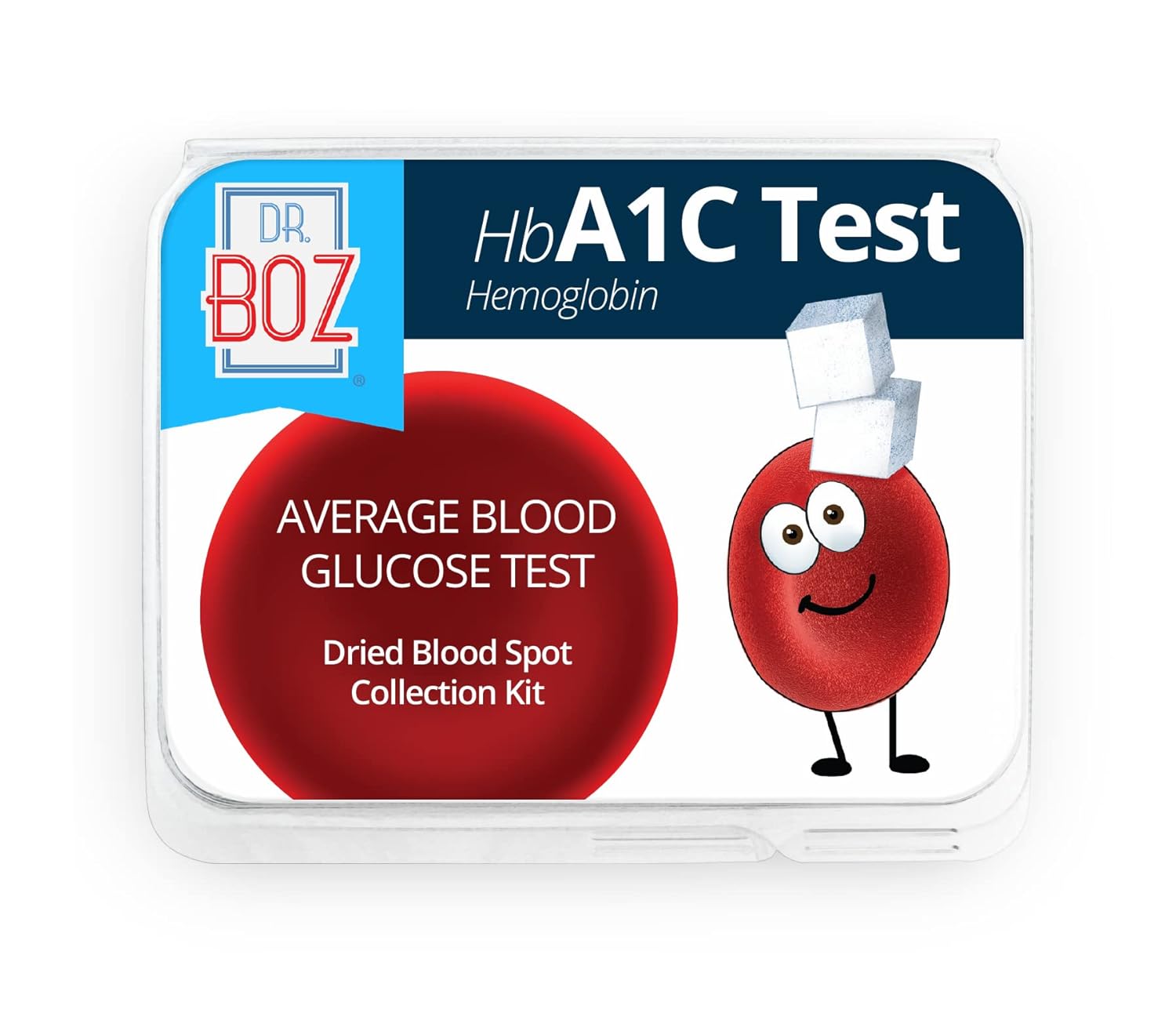 Dr. Boz A1C Test Kit - Accurate At Home HbA1C Testing for Average Blood Glucose | Easy-to-Use, Fast Results Included