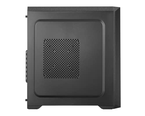 Cougar MX330-G MX330 Mid Tower Case with Full Tempered Glass Window and USB 3.0 , black