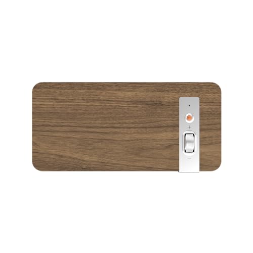 Klipsch The One Plus Premium Bluetooth Speaker System with Two 2.25” Full Range Drivers, 4.5” Woofer, Bluetooth 5.3 with Up to 40 ft. of Distance, Walnut