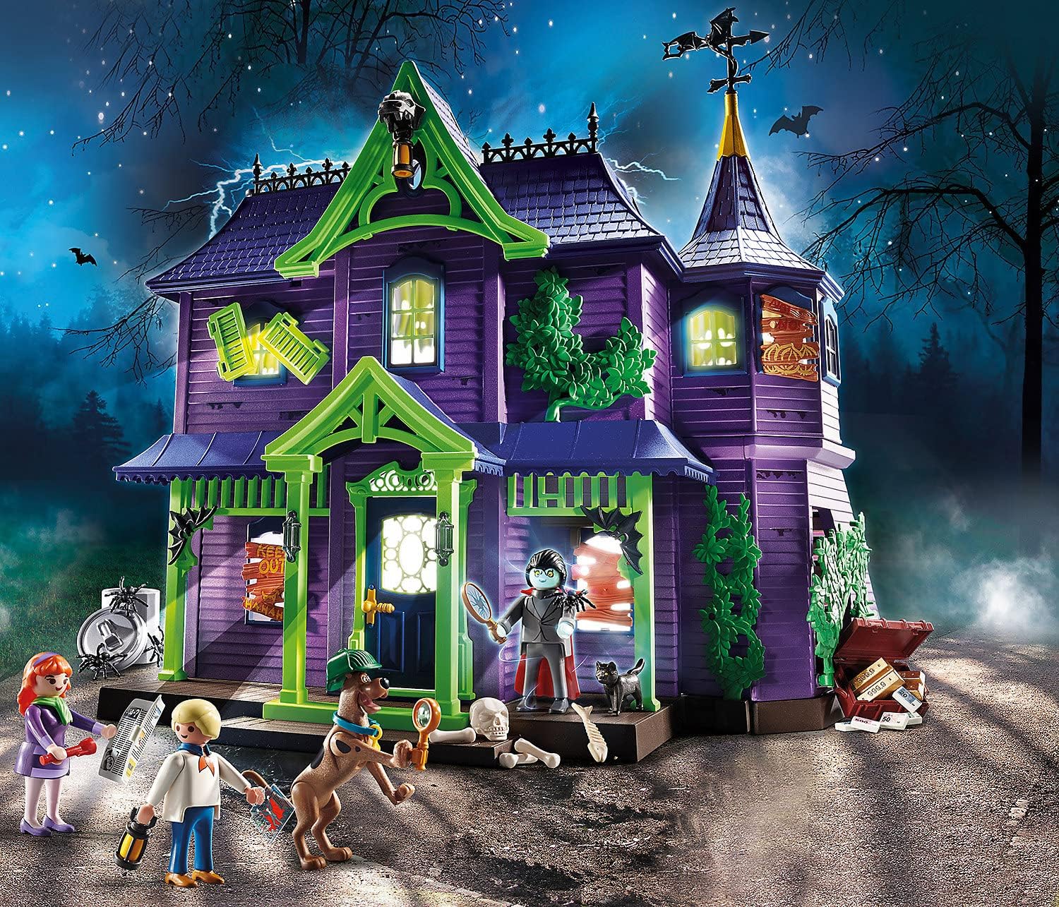 Playmobil Scooby-DOO! Adventure in The Mystery Mansion Playset