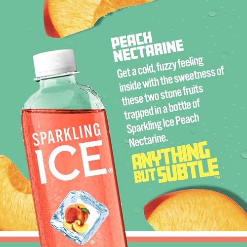 Sparkling Ice, Black Raspberry Sparkling Water, Zero Sugar Flavored Water, with Vitamins and Antioxidants, Low Calorie Beverage, 17 fl oz Bottles (Pack of 12)