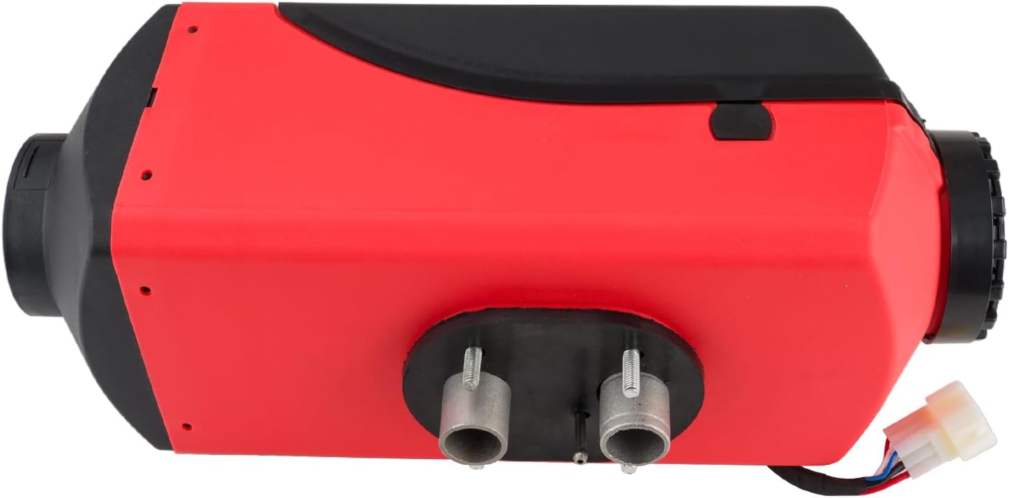 PHILTOP Diesel Heater 12V 5KW, Air Diesel Heater Parking Heater, Black Red Diesel Air Heater for Tent, Car, RV, Truck, Camper, Trailer, Motorhome