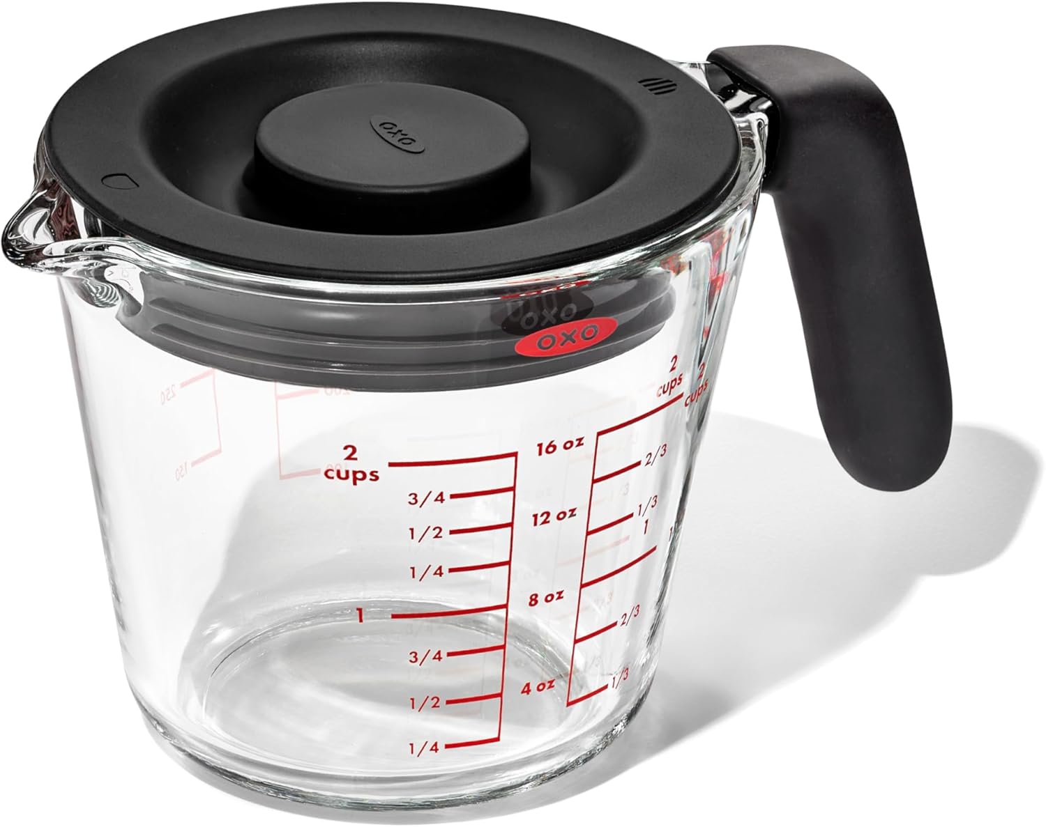 OXO 2 Cup Glass Measuring Cup With Lid, 1 EA