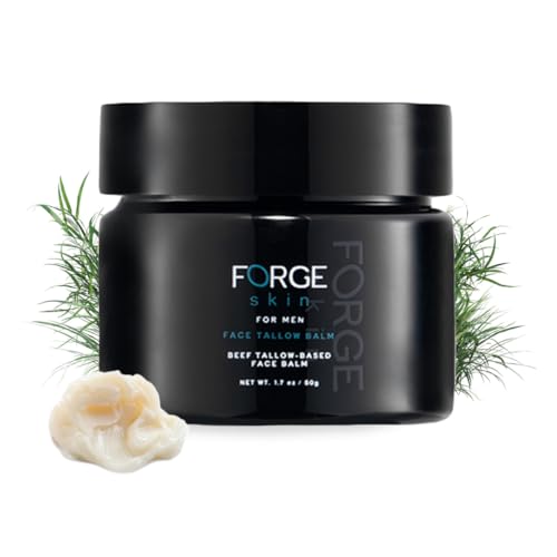 The Forge Skin Men's Beef Tallow Balm for Skin | Beef Tallow for Skin Face Mens Skin Care Cream Facial Skincare Face Moisturizer for Men