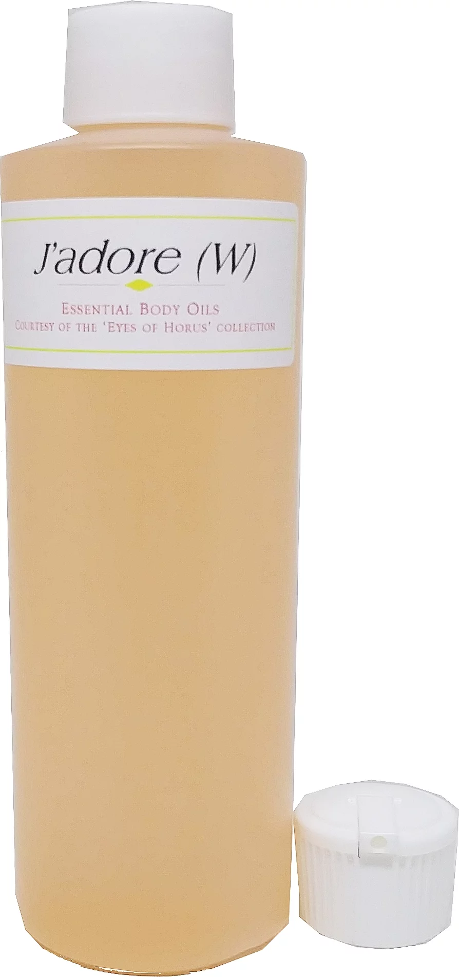J'adore - Type For Women Perfume Body Oil Fragrance [Flip Cap - HDPE Plastic - Light Gold - 8 oz.]