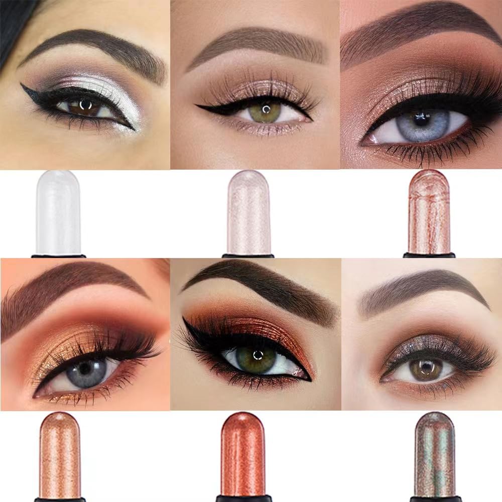 Eyeshadow Waterproof Eyeshadow Stick, Pearl Shimmer (02)