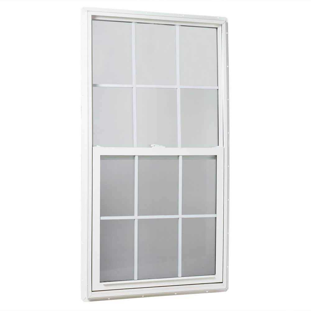 TAFCO Windows 31.25 in. x 35.25 in. Single Hung Vinyl Window Insulated with Grids - Shop Hardware Tools Online Store