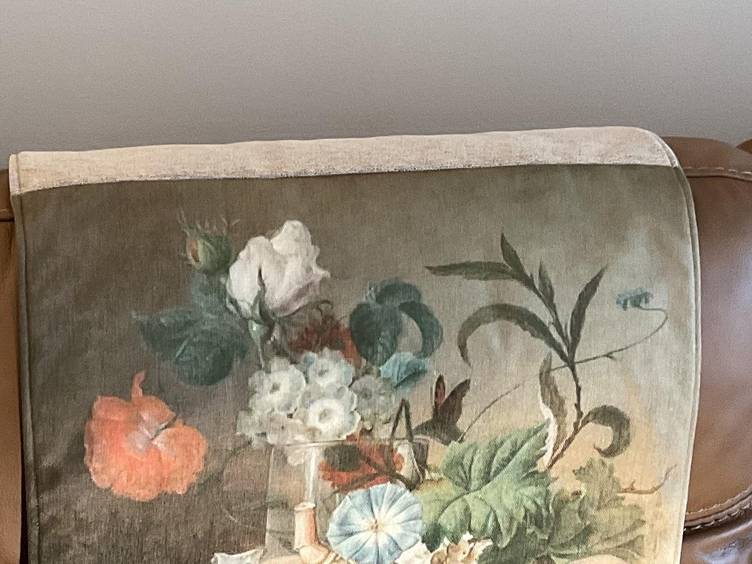 Headrest Cover reversible for furniture slipcover furniture protectors recliners chairs sofas loveseats theater chairs office chairs fruit design home decor 17x27 By: Bittlemen Furniture Co