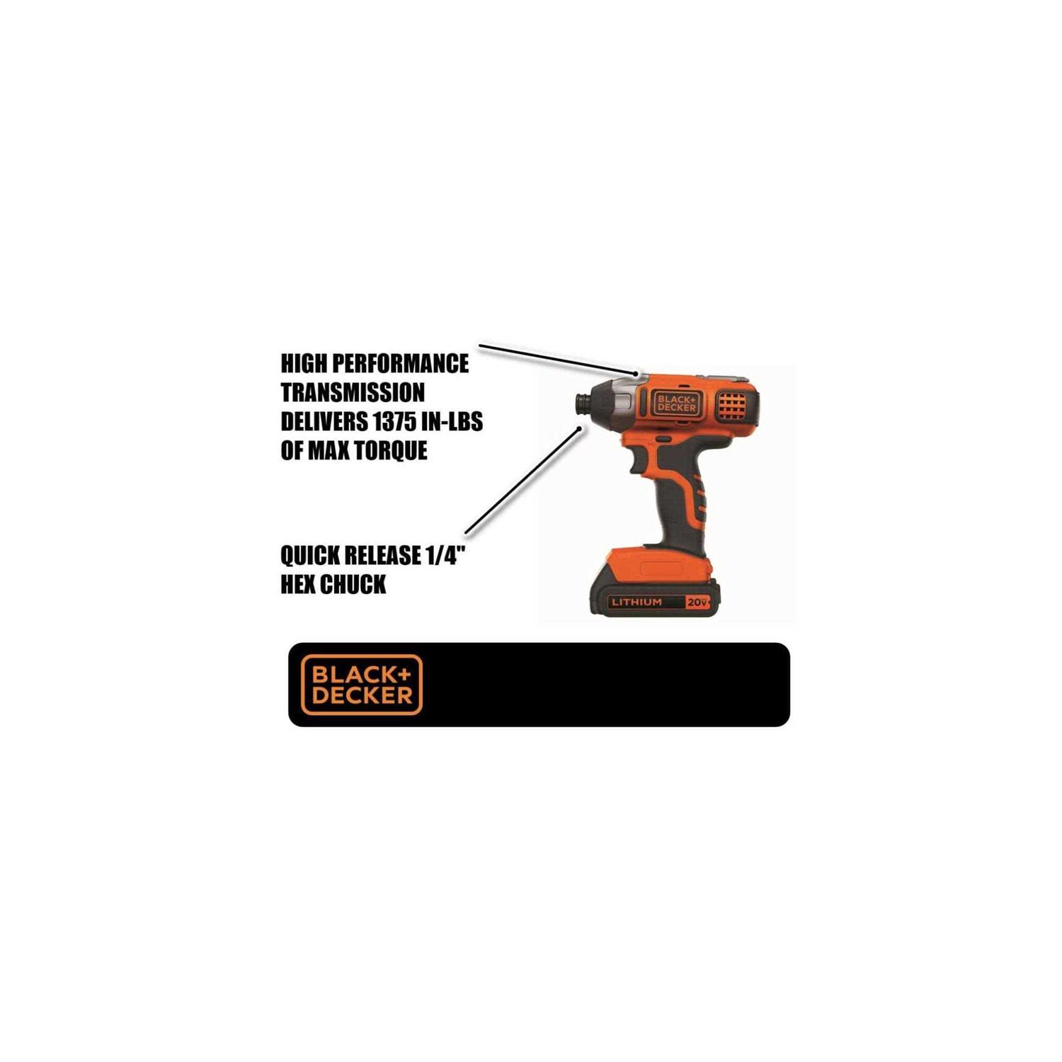 Black & Decker BDCI20C Impact Driver