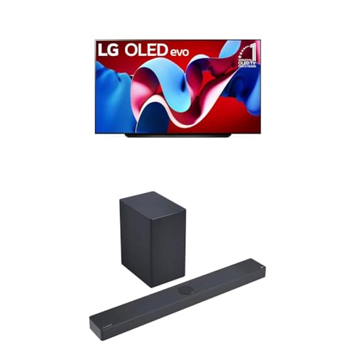 LG 65-Inch Class OLED evo C4 Series Smart TV 4K Processor Flat Screen with Magic Remote AI-Powered with Alexa Built-in (OLED65C4PUA, 2024)