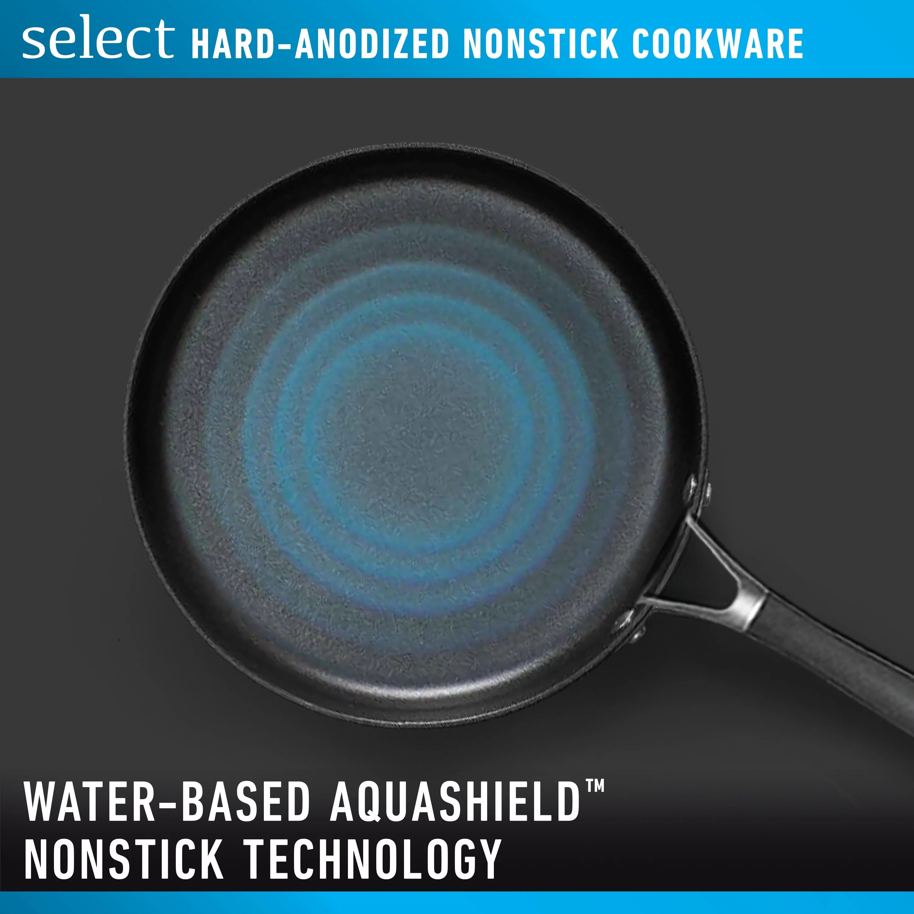 Select by Calphalon AquaShield Nonstick Cookware, 10-Piece Set