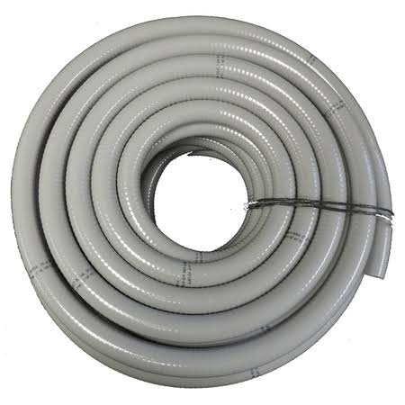 HYDROMAXX 2 in. Dia x 25 ft. Non-Metallic UL Liquid Tight Electrical Conduit Kit with 2 Straight and 2 Angle Fittings Included