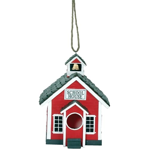 Spoontiques - Birdhouse - Decorative Garden Décor for Yard and Garden Decoration - Hanging Novelty for Outdoor Patio - Church Birdhouse