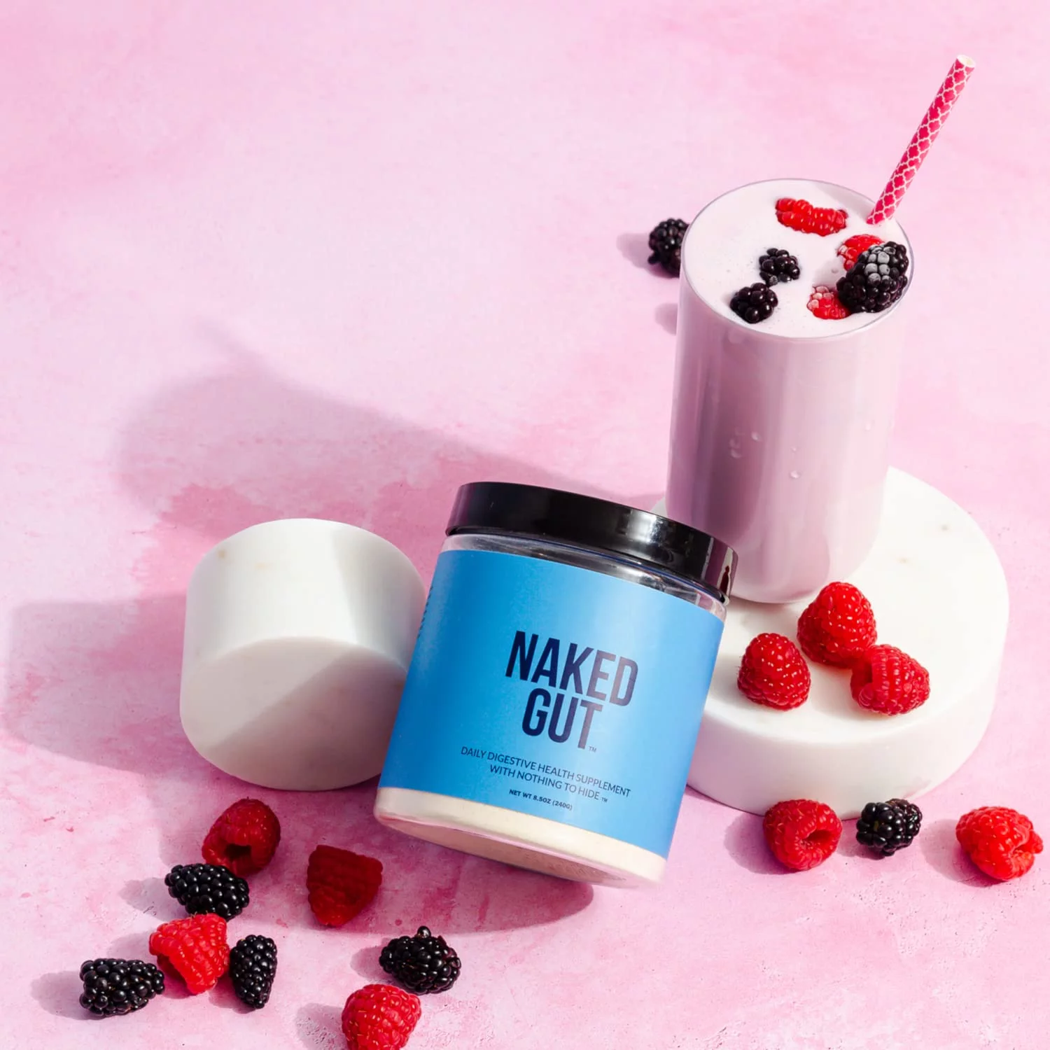 Naked Gut – Daily Gut Health Supplement – Natural Gut Health Powder for Gut Cleanse, Digestive Support, Certified Gluten-Free, Vegan and Hypoallergenic – 40 Servings