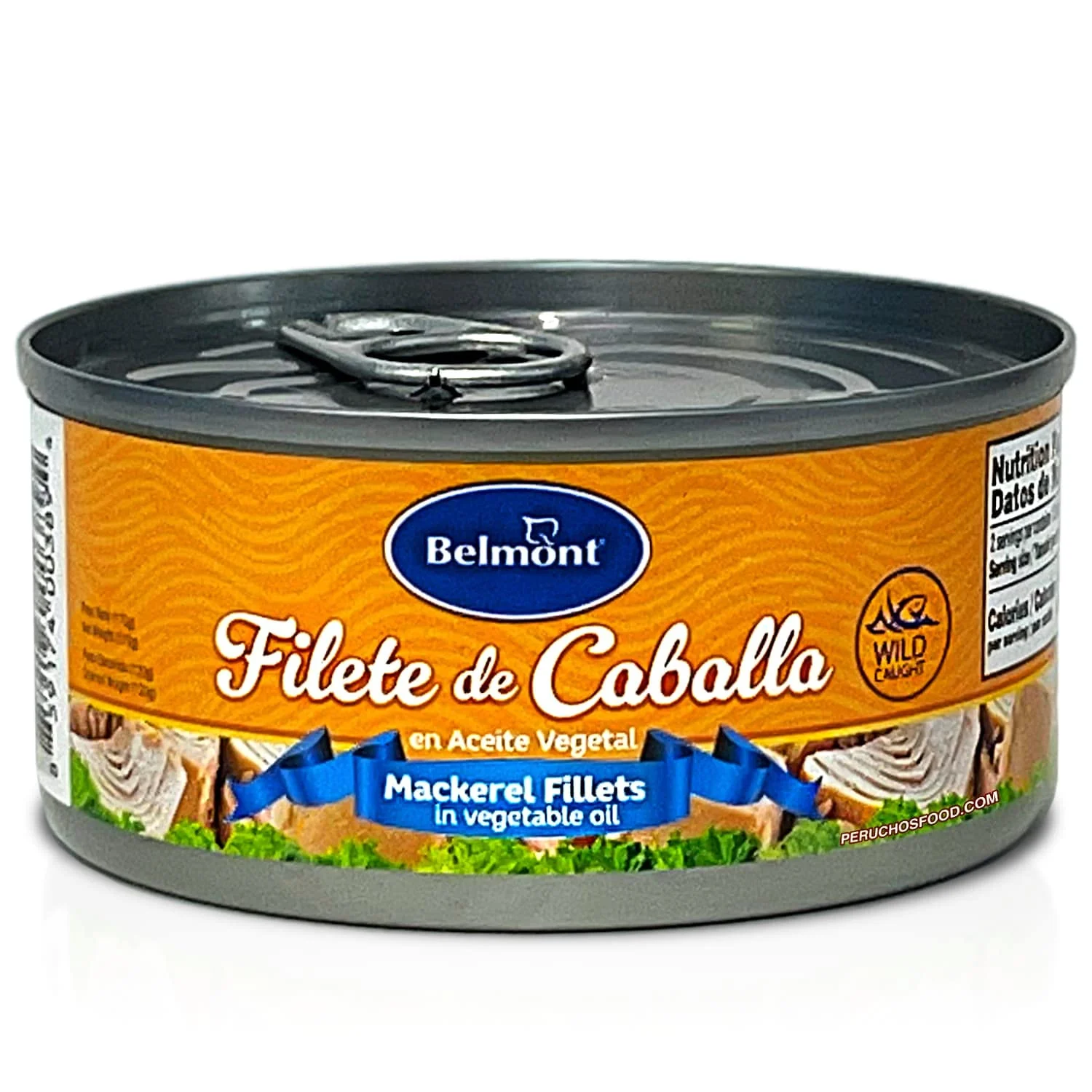 Belmont Filete Caballa en Aceite Vegetal | Peruvian Mackerel Fillets Can 3 Pack