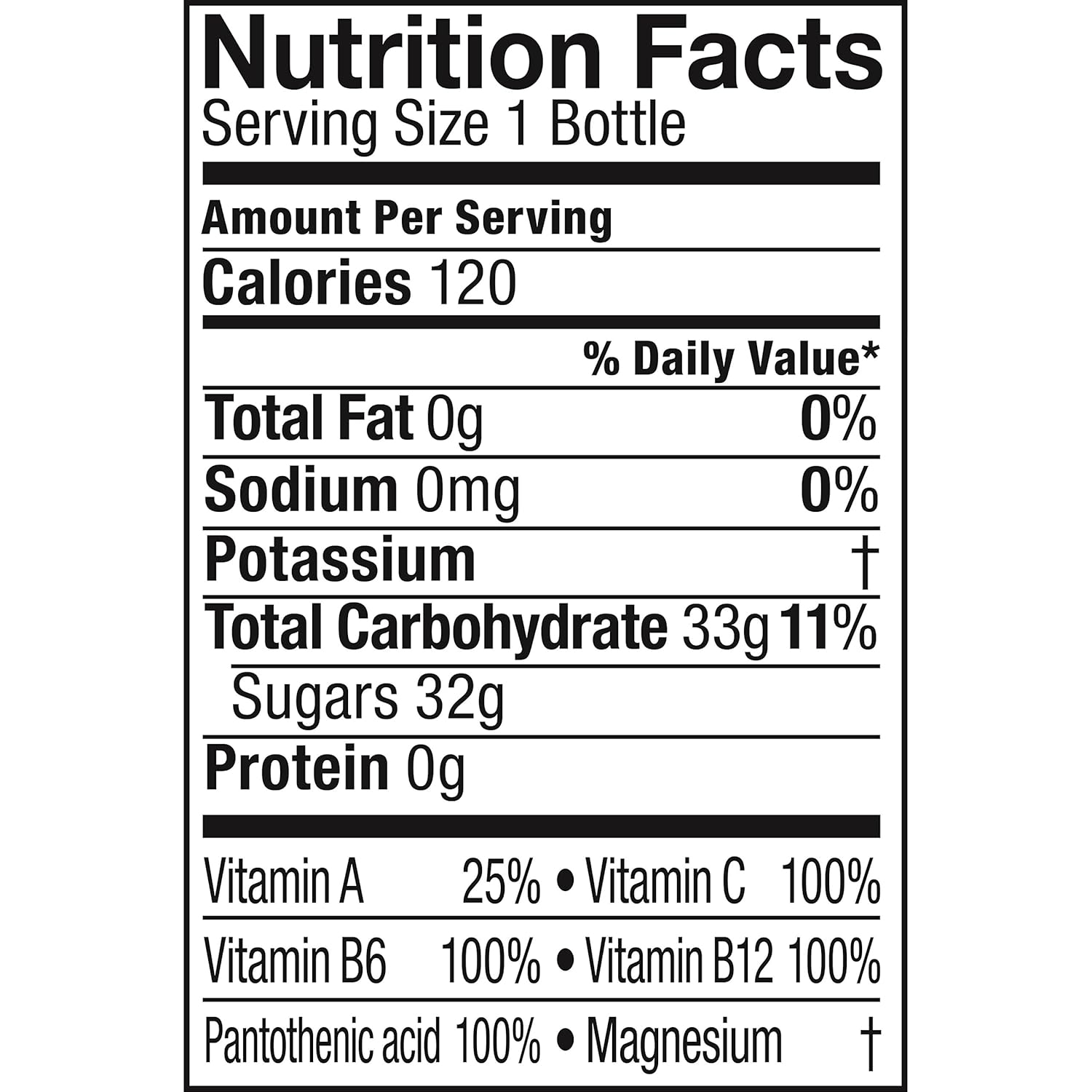 vitaminwater Focus, 20 fl oz, 24 Pack