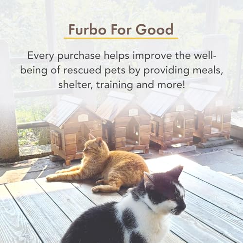 Furbo Mini Pet Camera - Unlock Camera & Smart Features w/Paid Plan: Home Security with Dog & Cat Safety Alerts, 2-Way Audio, Mountable Smart Cam w/Phone App (Subscription Required, 3mo Minimum)