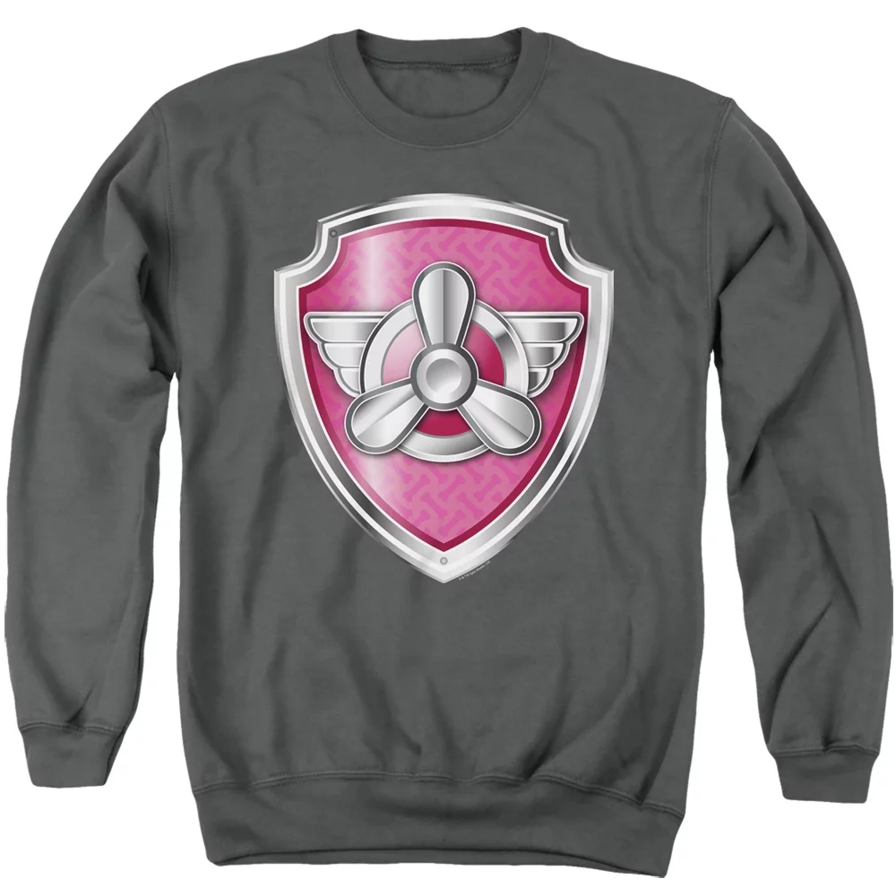 Paw Patrol Skye Badge Unisex Adult Crewneck Sweatshirt