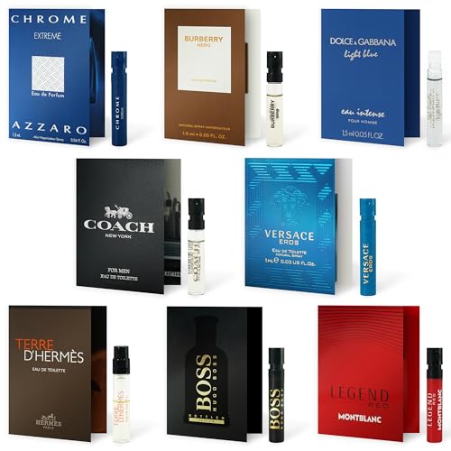 Cologne Samples for Men - 10 Designer Fragrance Brands