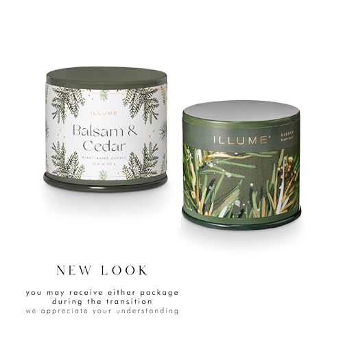 ILLUME Vanity Tin Candle, Balsam & Cedar
