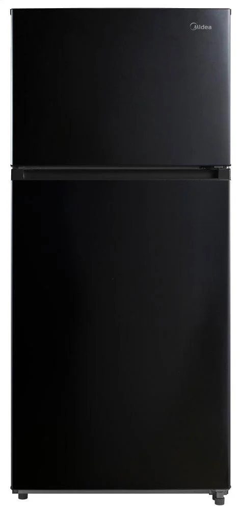 Midea MRT18S3ABB 18 Cu. Ft. Black Top Freezer Freestanding Refrigerator