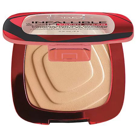 L'Oreal Paris Infallible Up to 24 Hour Fresh Wear Foundation in a Powder, Golden Beige 0.31oz Pack of 2