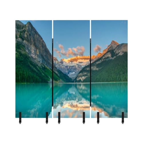 3 Panels Freestanding Acoustic Room Divider Breathtaking Orlando Park During Vibrant Sunrise Central Florida Soundproof Privacy Screen Folding Sound Absorbing Partition Wall Divider for Office