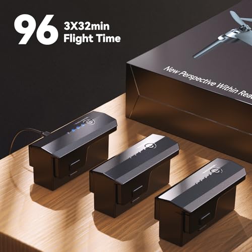 Ruko F11GIM2 Drones with Gimbal+EIS 4K Camera for Adults, 96 Min Long Flight Time 16404ft Long Range FPV, Auto Return Home with GPS, Level 6 Wind Resistance, Foldable Quadcopter