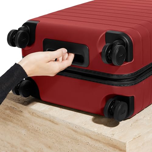 Away Bigger Carry-On Luggage, Lightweight Hardside Large Suitcase with Spinner Wheels, TSA Lock, Airline Approved, Navy Blue