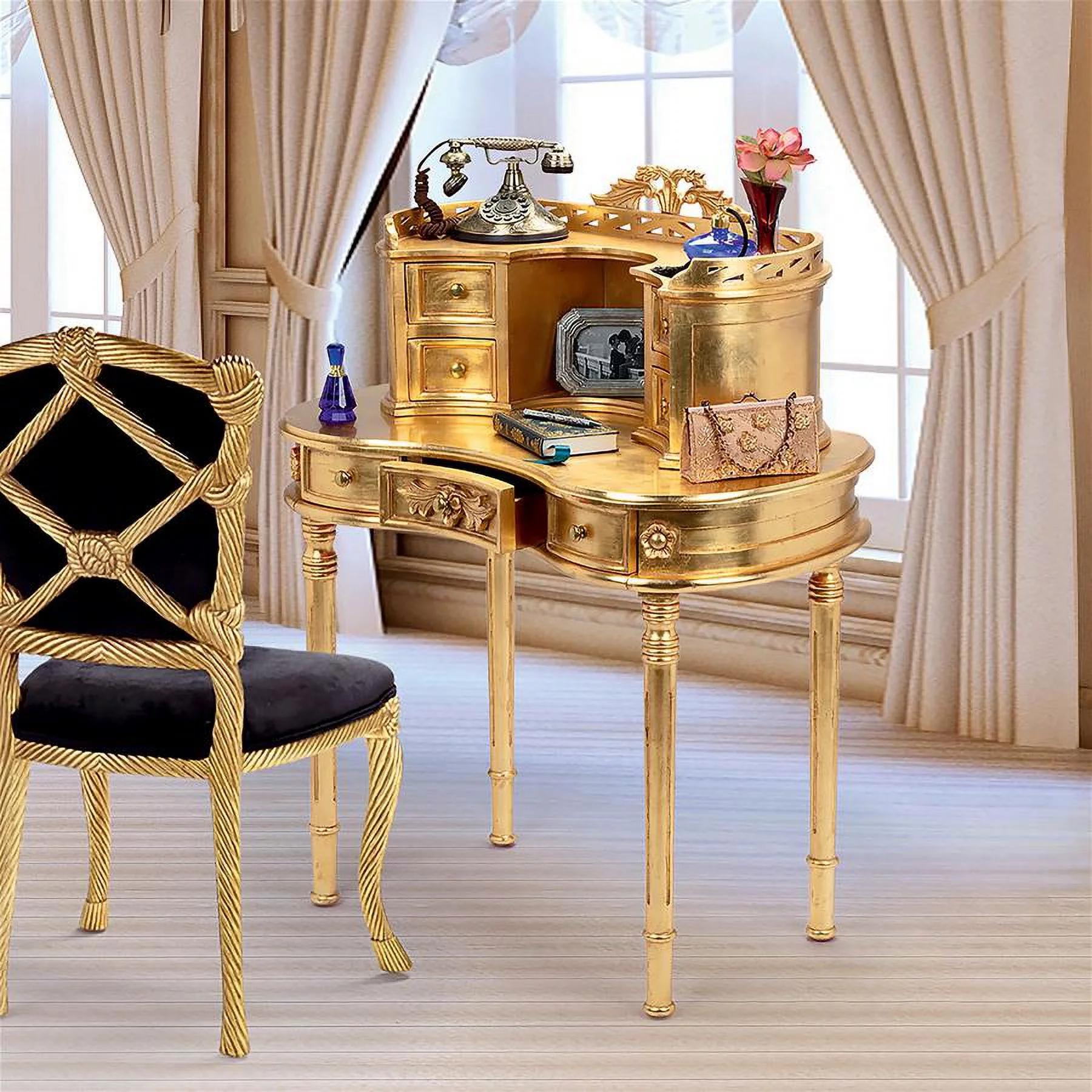 Design Toscano Lady Constance's Petite Writing Desk