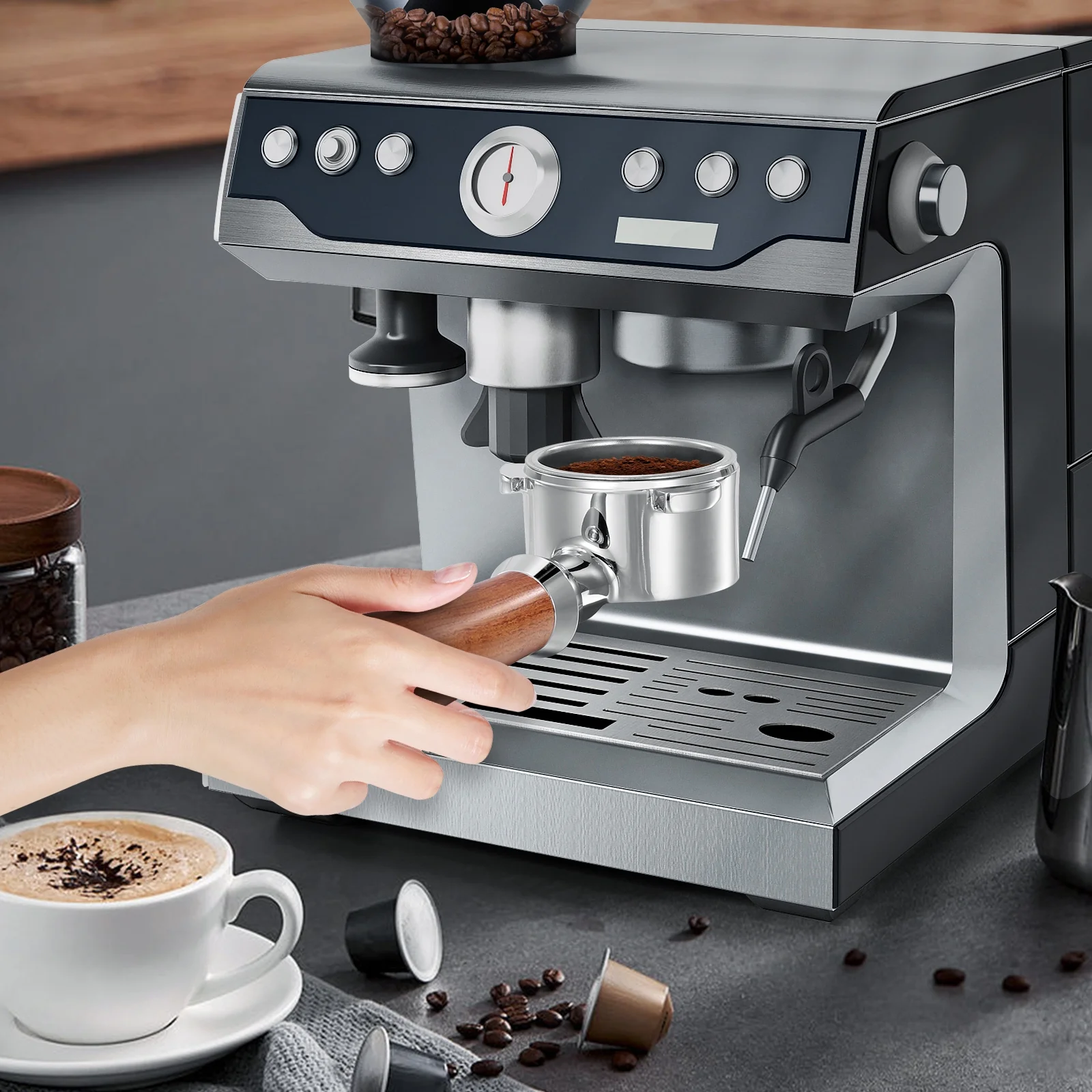 Aoresac Kitchen ware,BaristaFilter 3-ear Coffee With BaristaFilter Coffee 8Infuser Duo-tempAnd 8 Series Coffee Infuser Duo-tempCoffee 8 Series Coffee Filter Buzhi