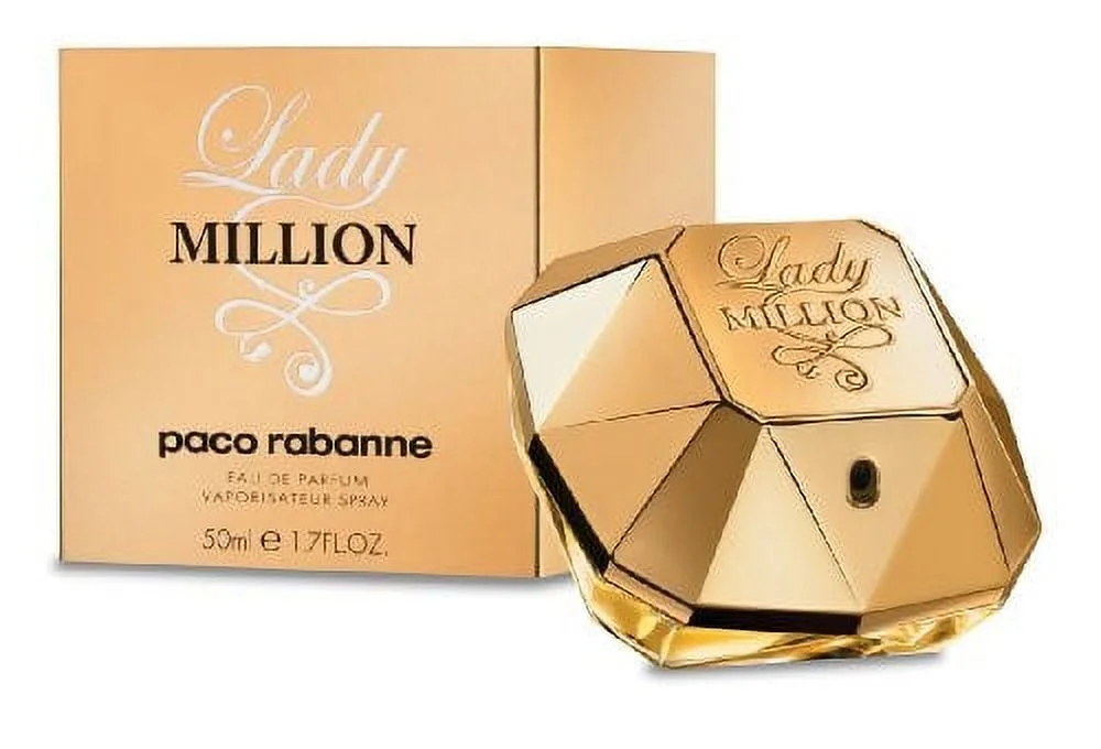 Paco Rabanne Lady Million by Paco Rabanne Eau De Parfum Spray for Women, 1.70 Fluid Ounce