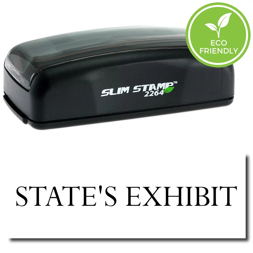 Large Pre-Inked States Exhibit Stamp with Purple Ink