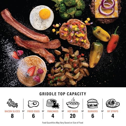 Blackstone 2364 12” x 14” Camping Griddle with Side Burner