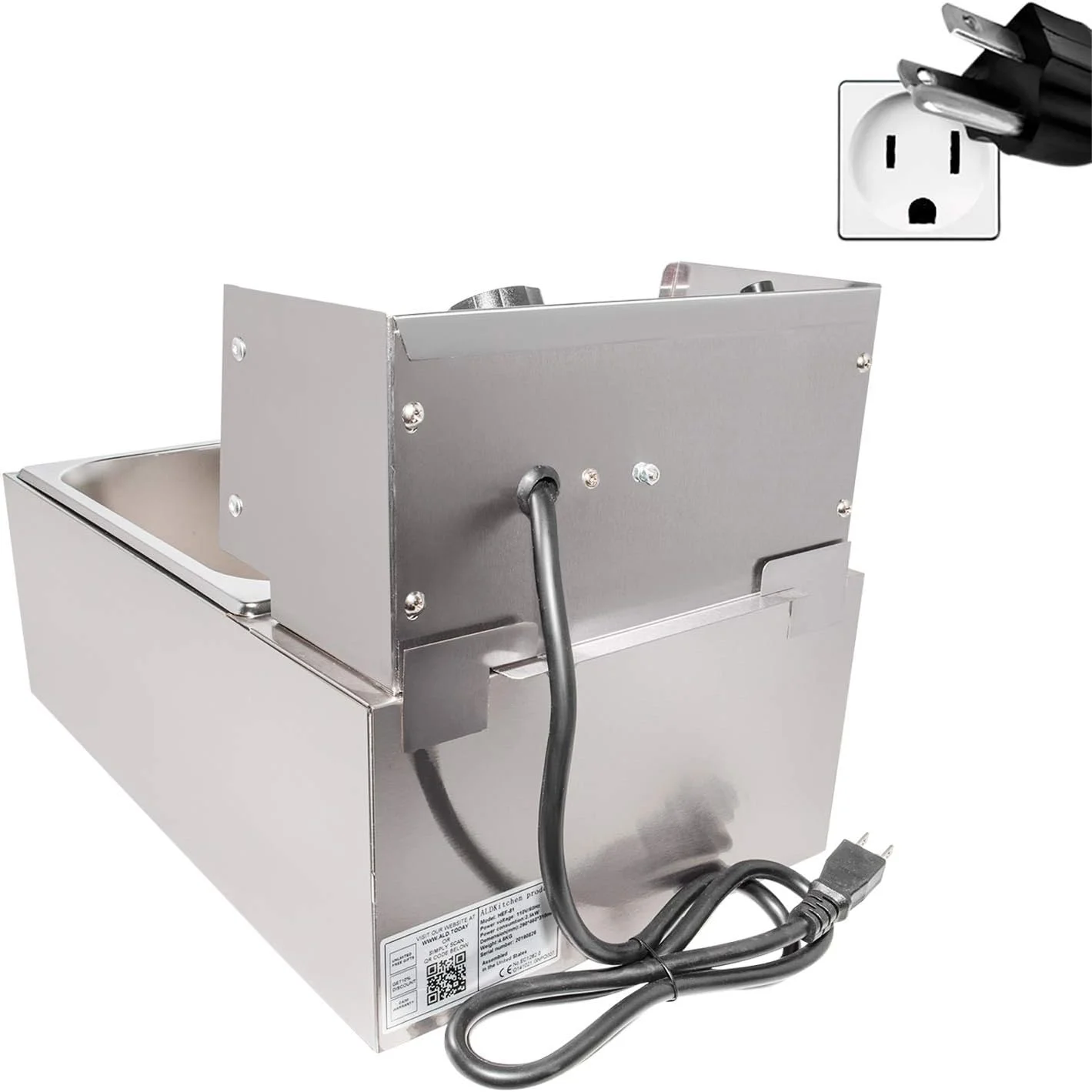 Deep Fryer | 1 & 2 Baskets | Frying Machine (1-Basket (6 L))