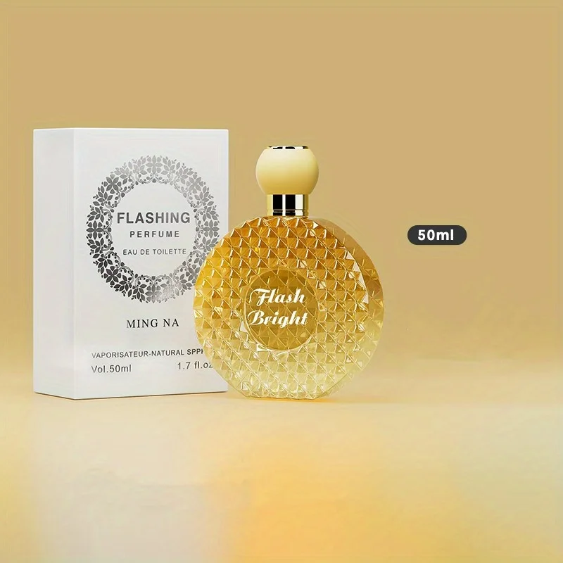 MINGNA Eau De Toilette Spray For Women, Refreshing And Lasting Floral Fruity Scent, Sparkling Diamond-Shaped Perfume, For Dating, Daily, Party Use