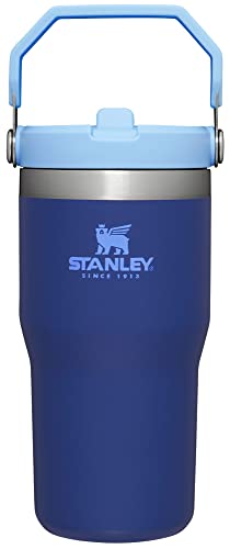 Stanley IceFlow Flip Straw Tumbler with Handle 30 oz | Twist On Lid and Flip Up Straw | Leak Resistant Water Bottle | Insulated Stainless Steel |BPA-Free | Lilac