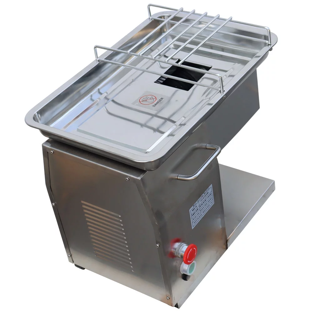 TECHTONGDA Qx Meat Cutter Machine Stainless Steel Meat Slicer 4MM Blade 250Kg/Hour