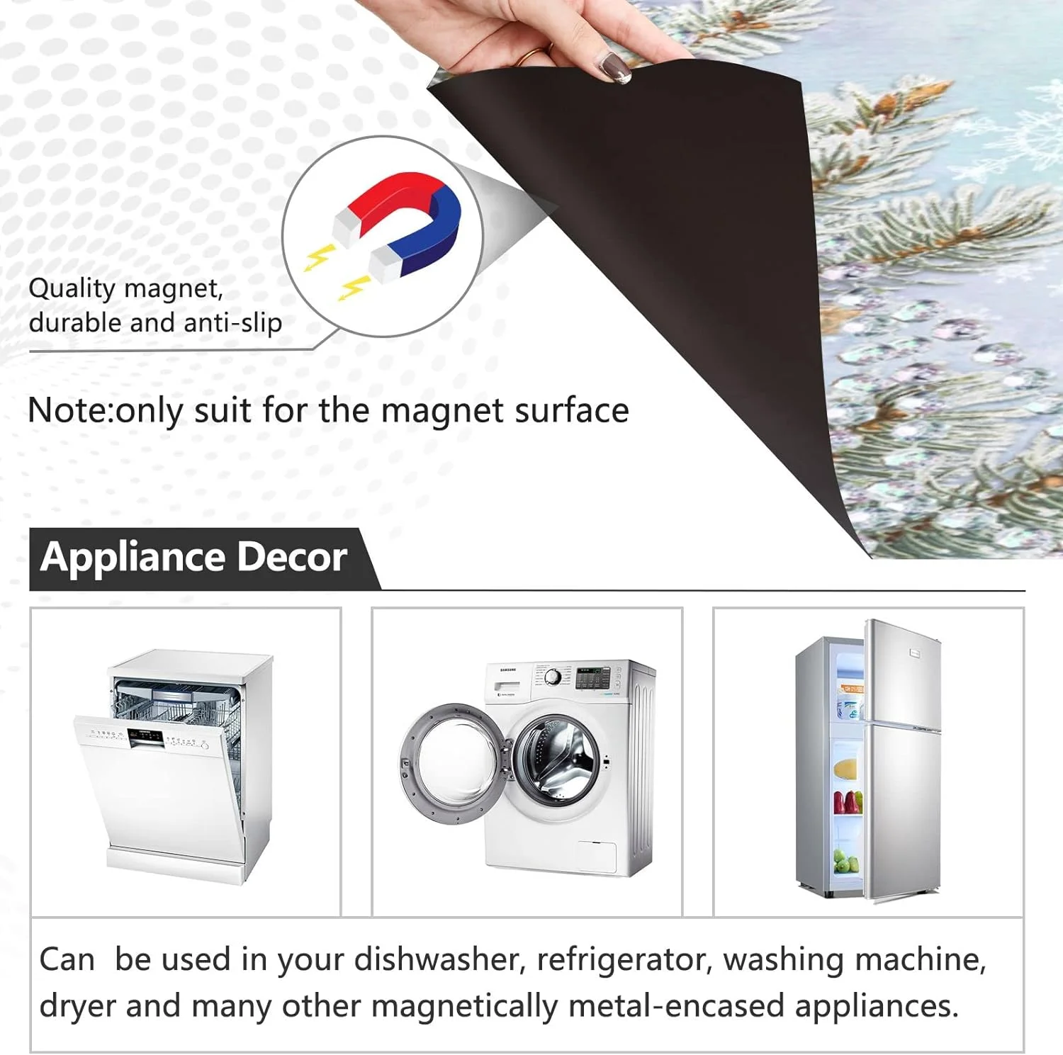 Coolnut Christmas Snowman Dishwasher Magnet Cover 23