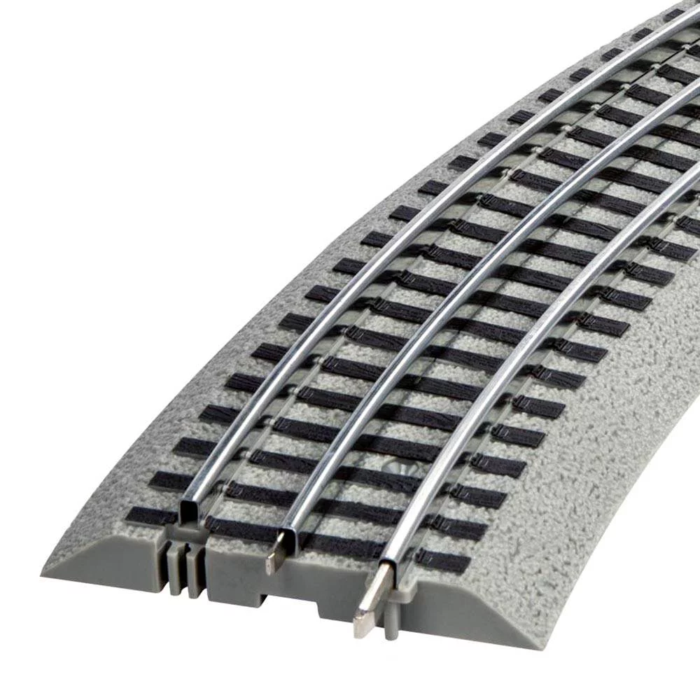 Lionel Trains O-Gauge Fastrack O36 45-Degree Curved Railway Track Pieces, 4 Pack