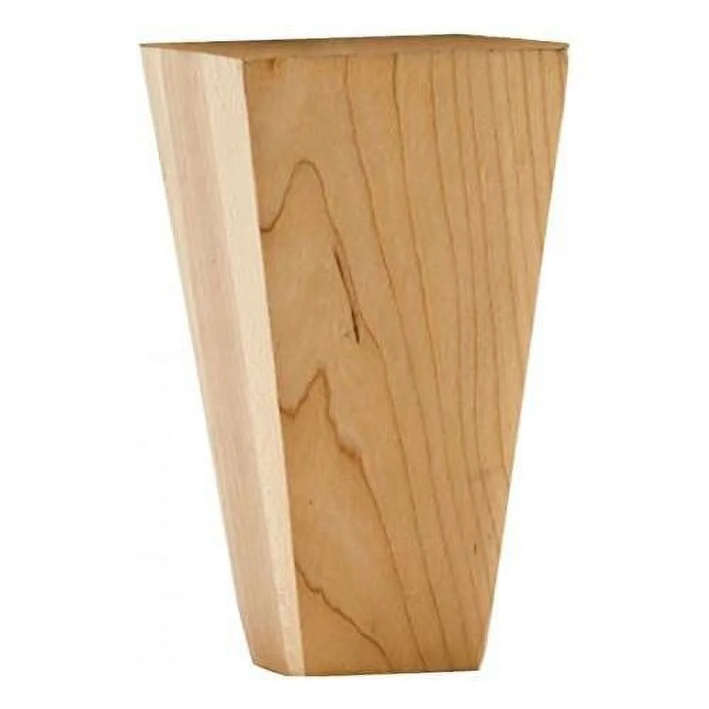 Cabinet Furniture Leg Shaker Tapered Bun Foot 2-1/4