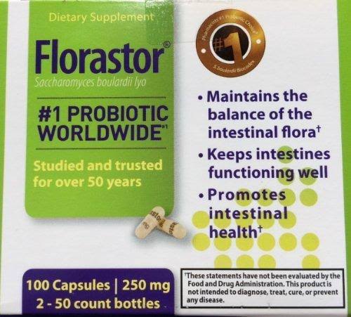 Florastor Probiotic 100 Count 250mg 2