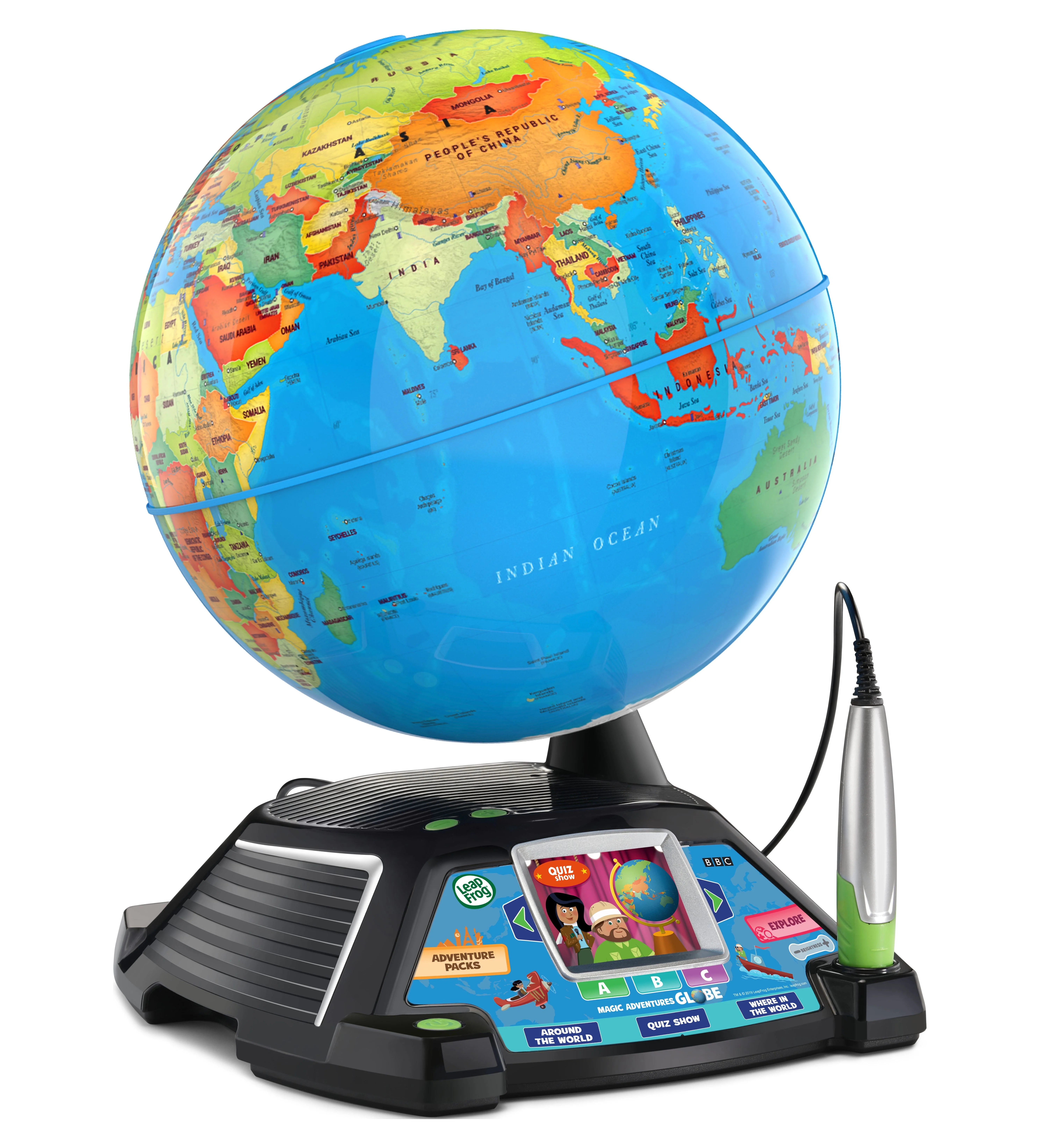 LeapFrog Magic Adventures Interactive Globe With 5+ Hours of BBC Video