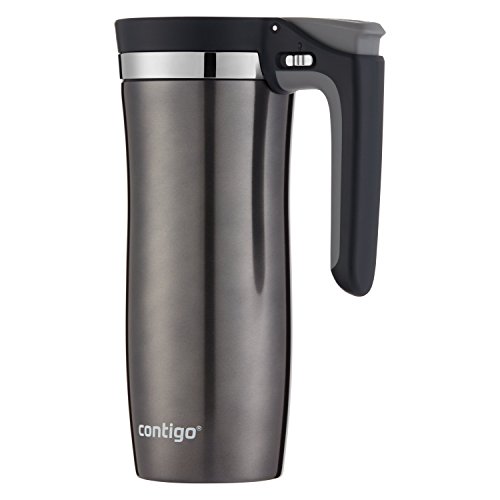 Contigo Handled AUTOSEAL Stainless Steel Travel Mug with Easy-Clean Lid 16 oz.