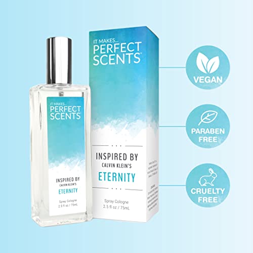 Perfect Scents Fragrances | Eternity | Women’s Eau de Toilette | Vegan, Paraben Free | Never Tested on Animals | 2.5 Fluid Ounces White (Pack of 1)